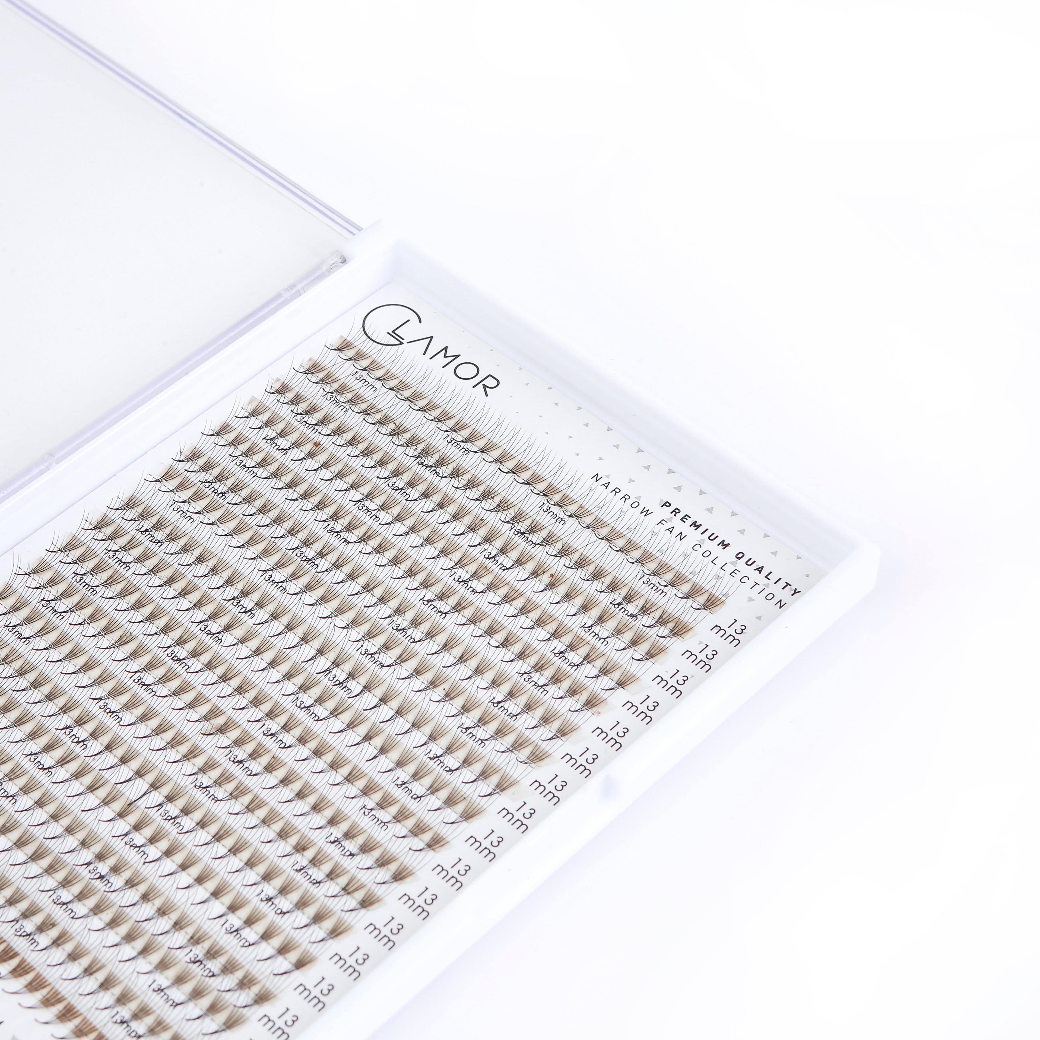 Narrow Promade Trays 10D | 0.05 Single size and Mix size - GlamorEyelash